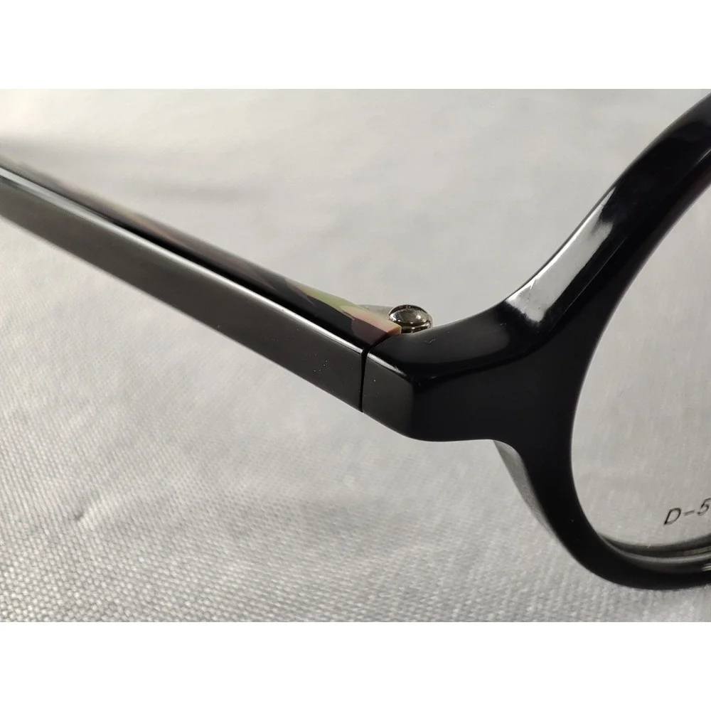 Dupont Sney D-5338‎ Black Round Eyeglass Frames Kids Small Adult 41-21-135 NWOT